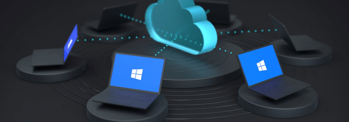 Afbeelding van een virtuele werkplek